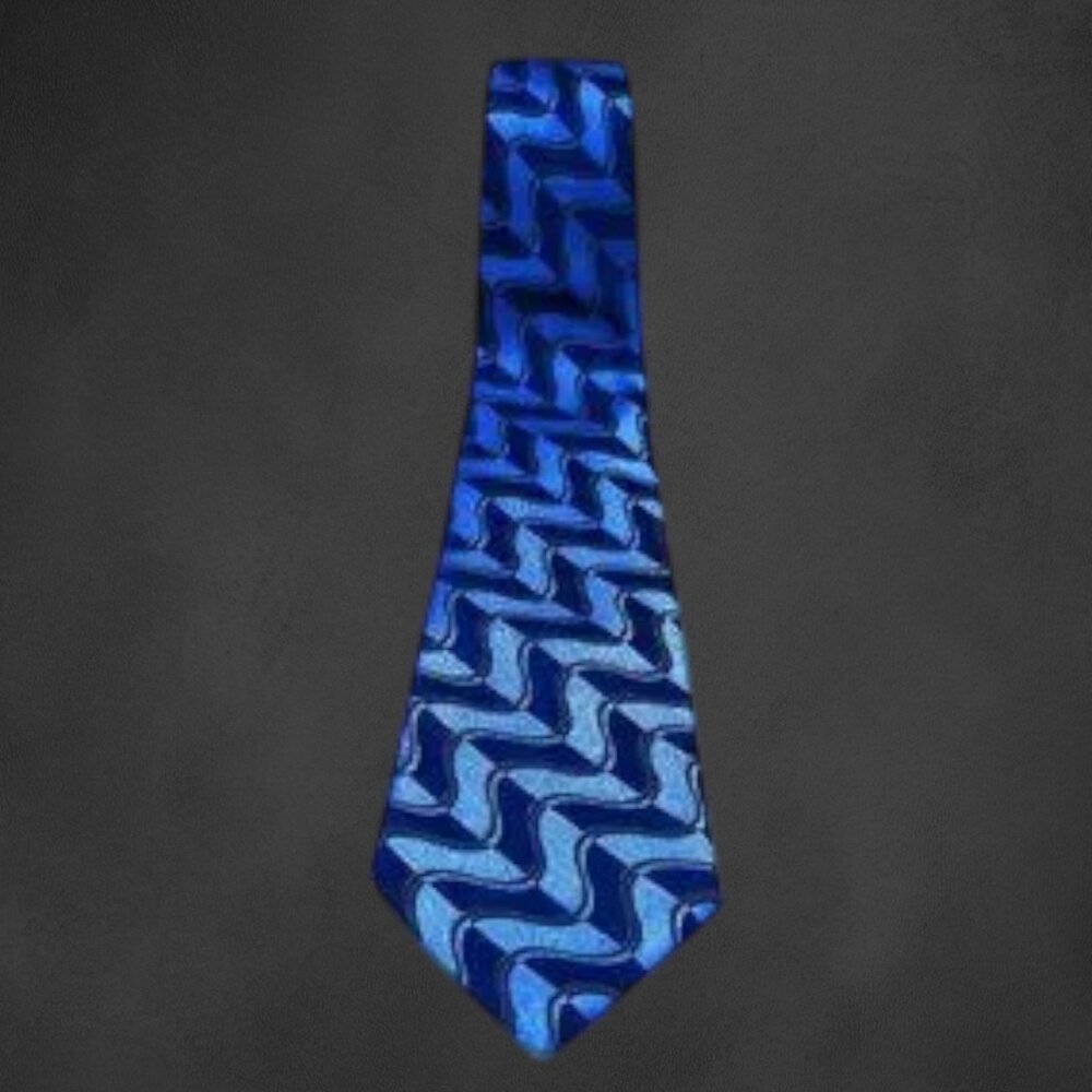 Vintage Designer J. Ferrar Tie 100% Imported Silk